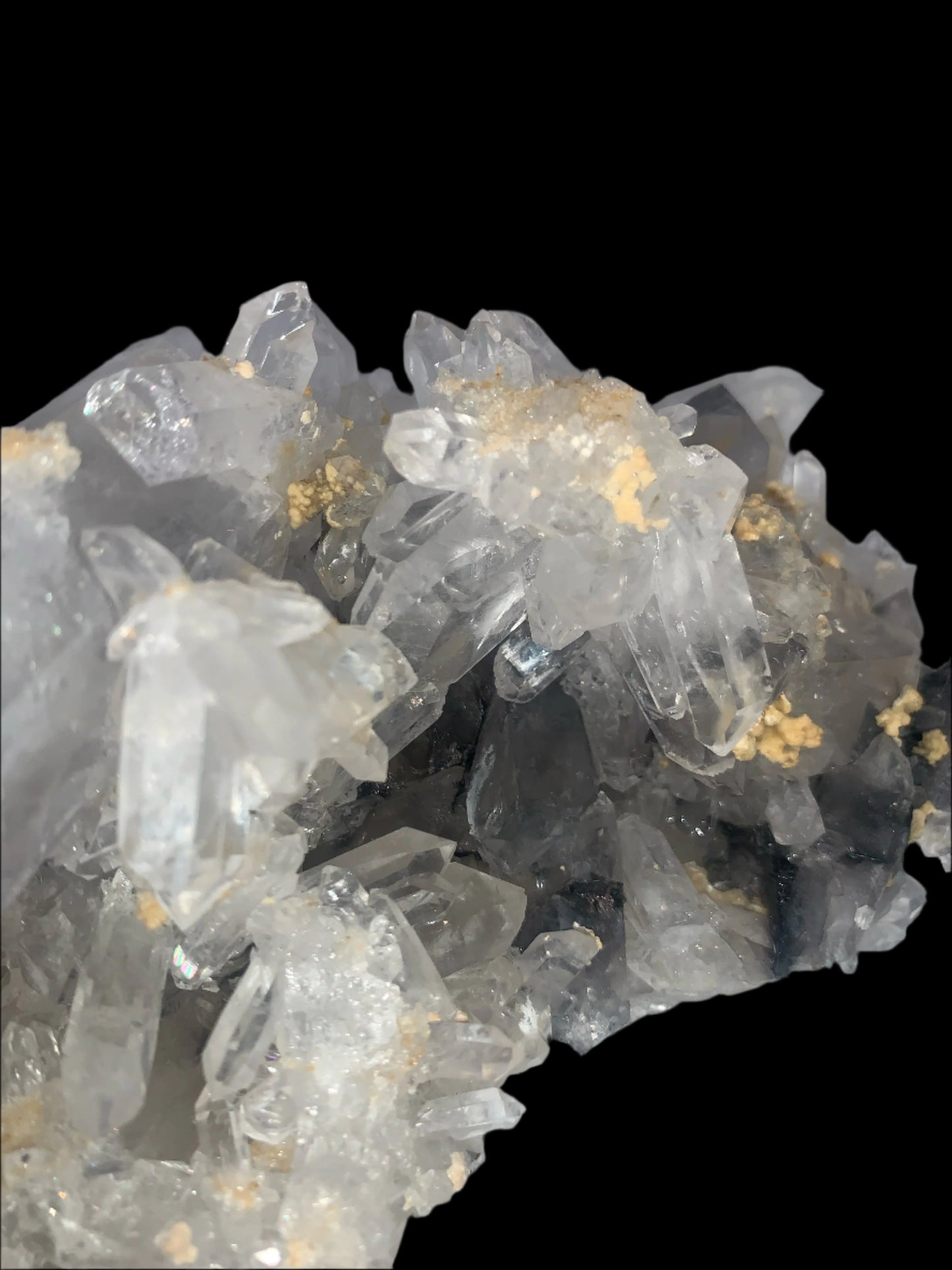 4lb 2oz Quartz & Brookite Cluster w/ Rainbows