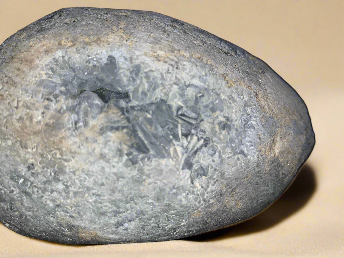 5.3" Celestite Geode Egg