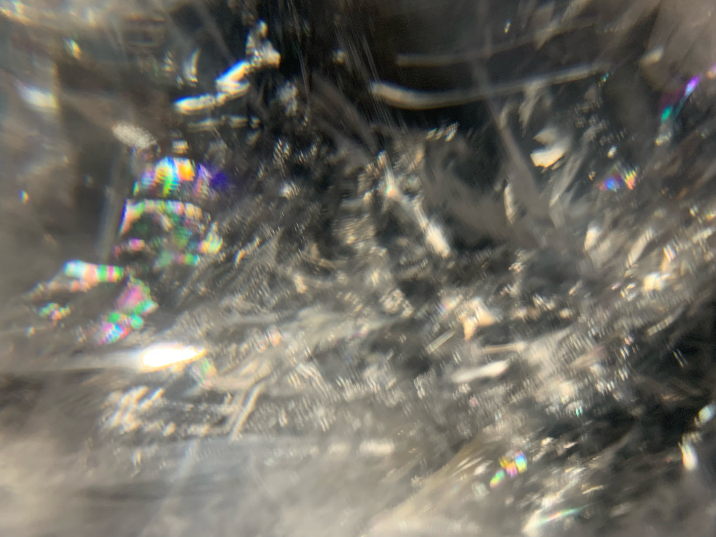 Himalayan Quartz Skull Star-brary w/ Rainbows