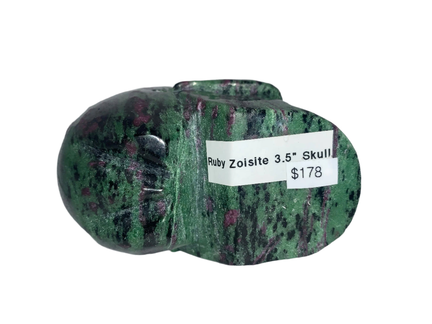 3.9" Ruby Zoisite Skull