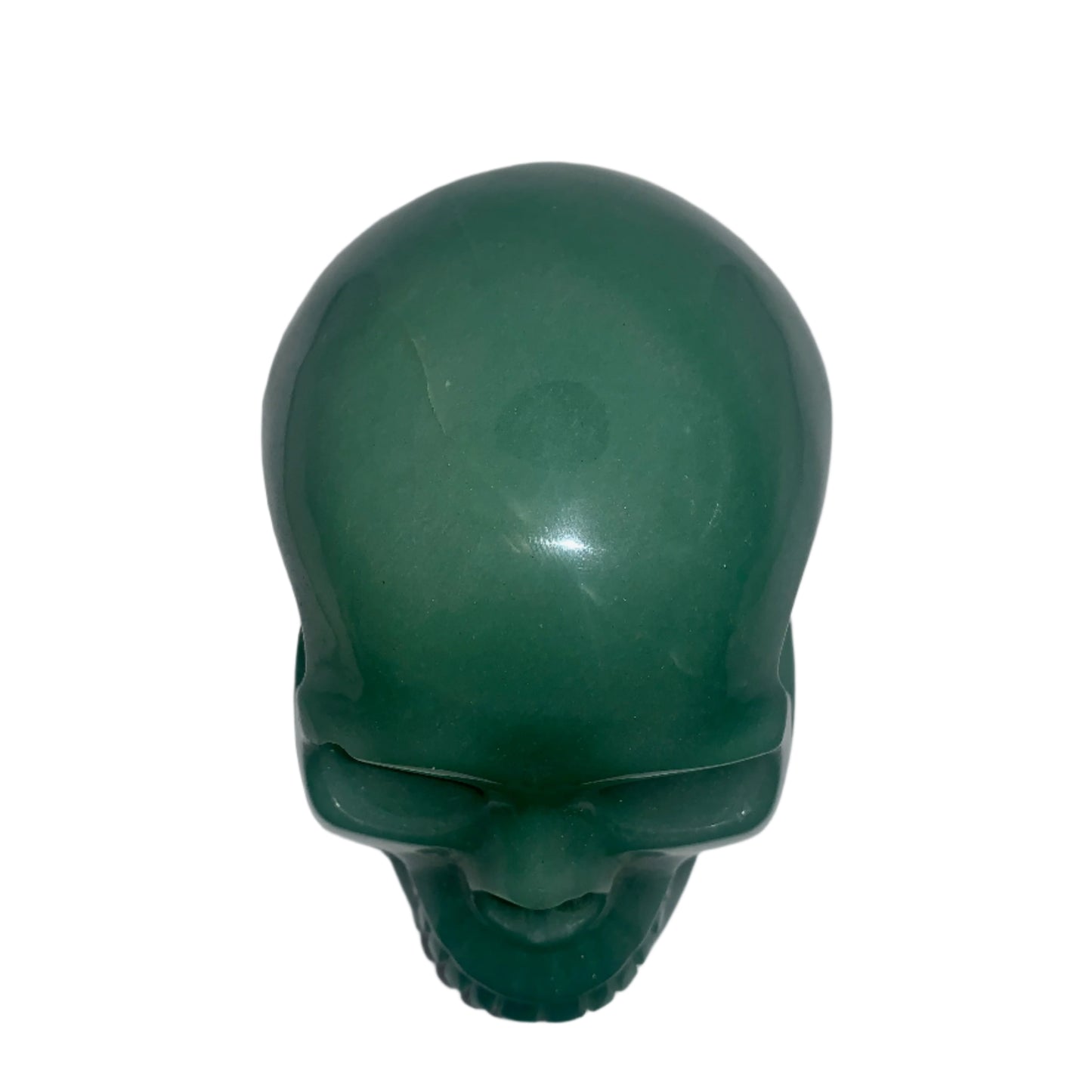 5.3" Green Aventurine Skull