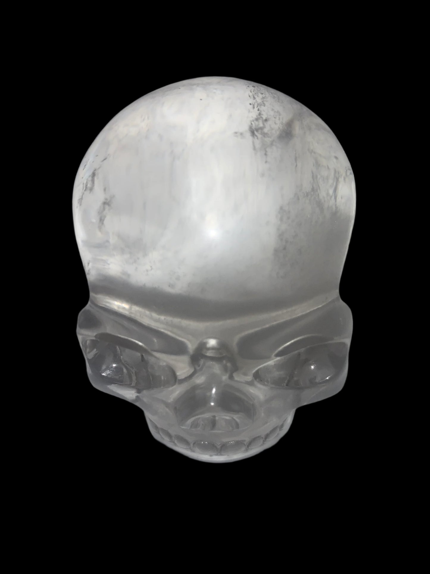 3.5" Chatoyant Himalayan Quartz Skull