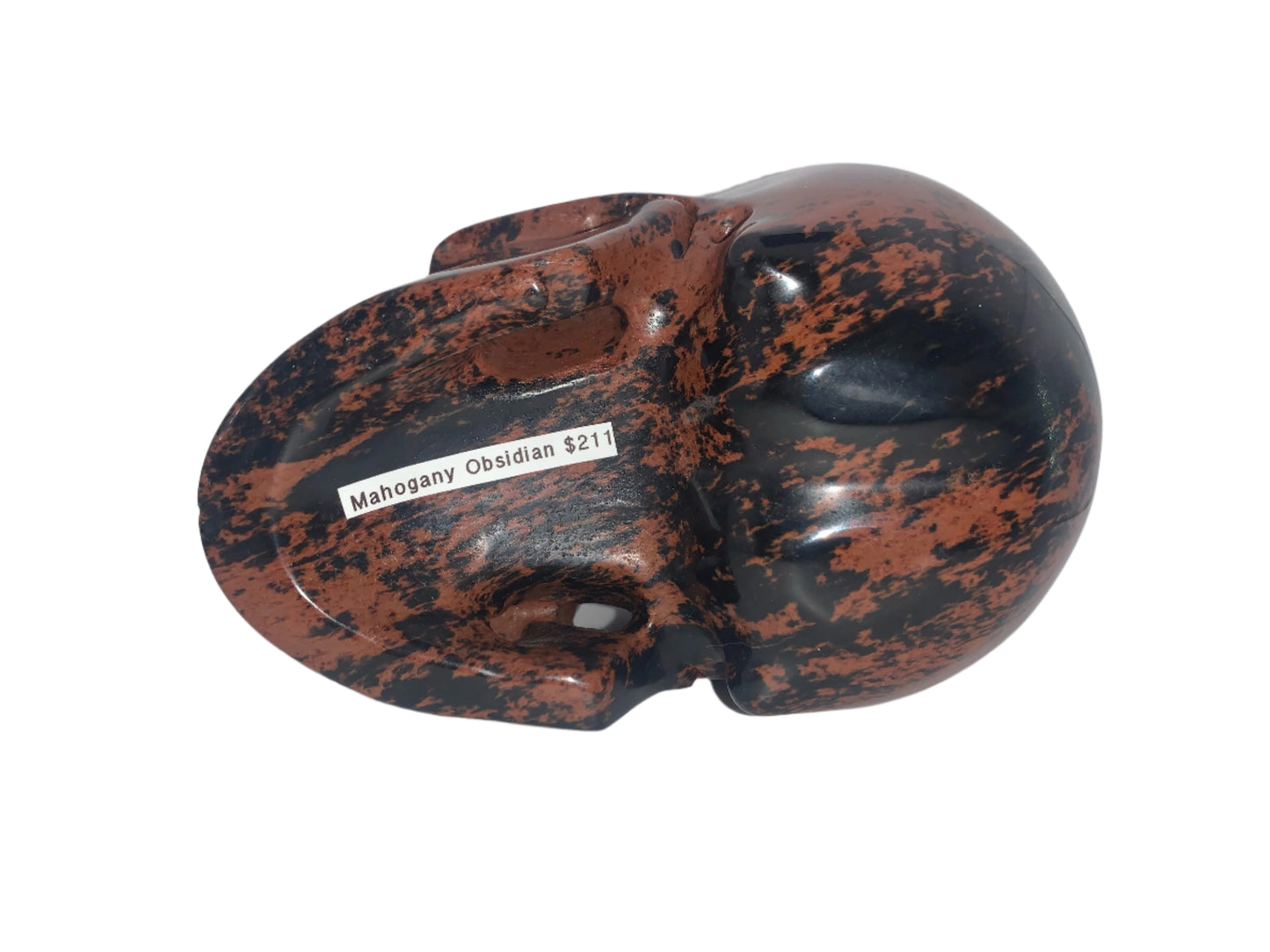 5.3" Mahogany Obsidian Skull