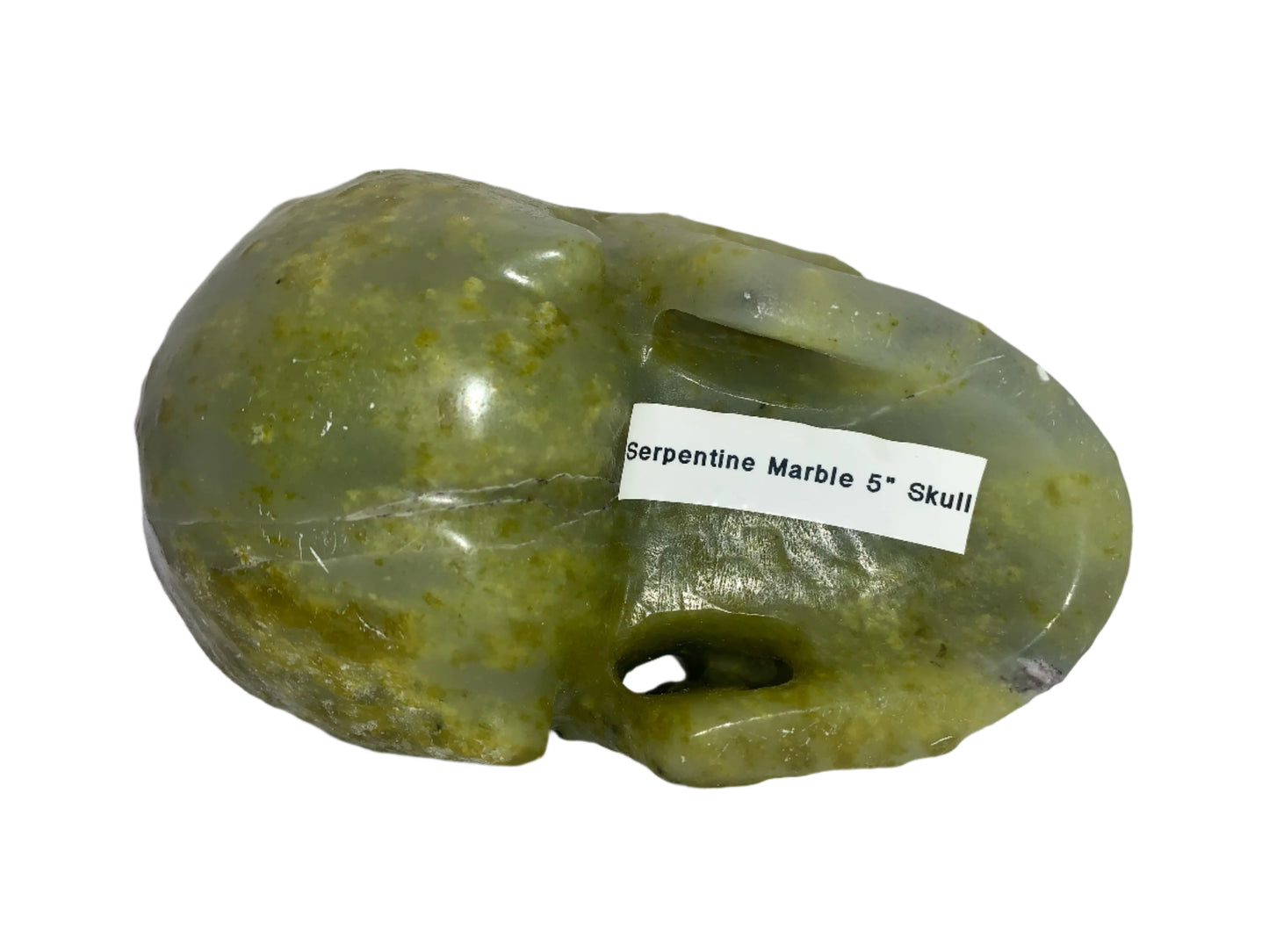 5.2" Opalized Serpentine Marble Skull