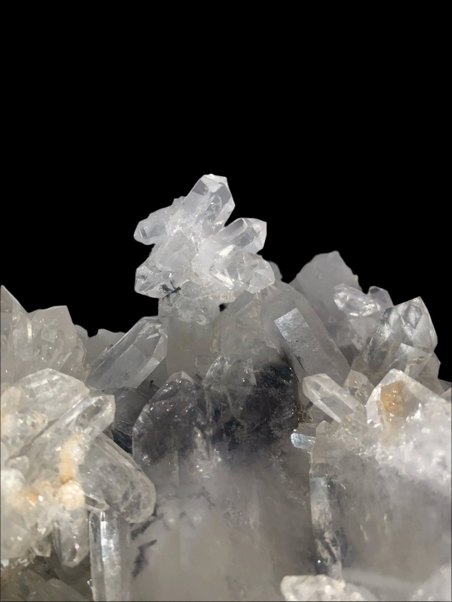 4lb 2oz Quartz & Brookite Cluster w/ Rainbows