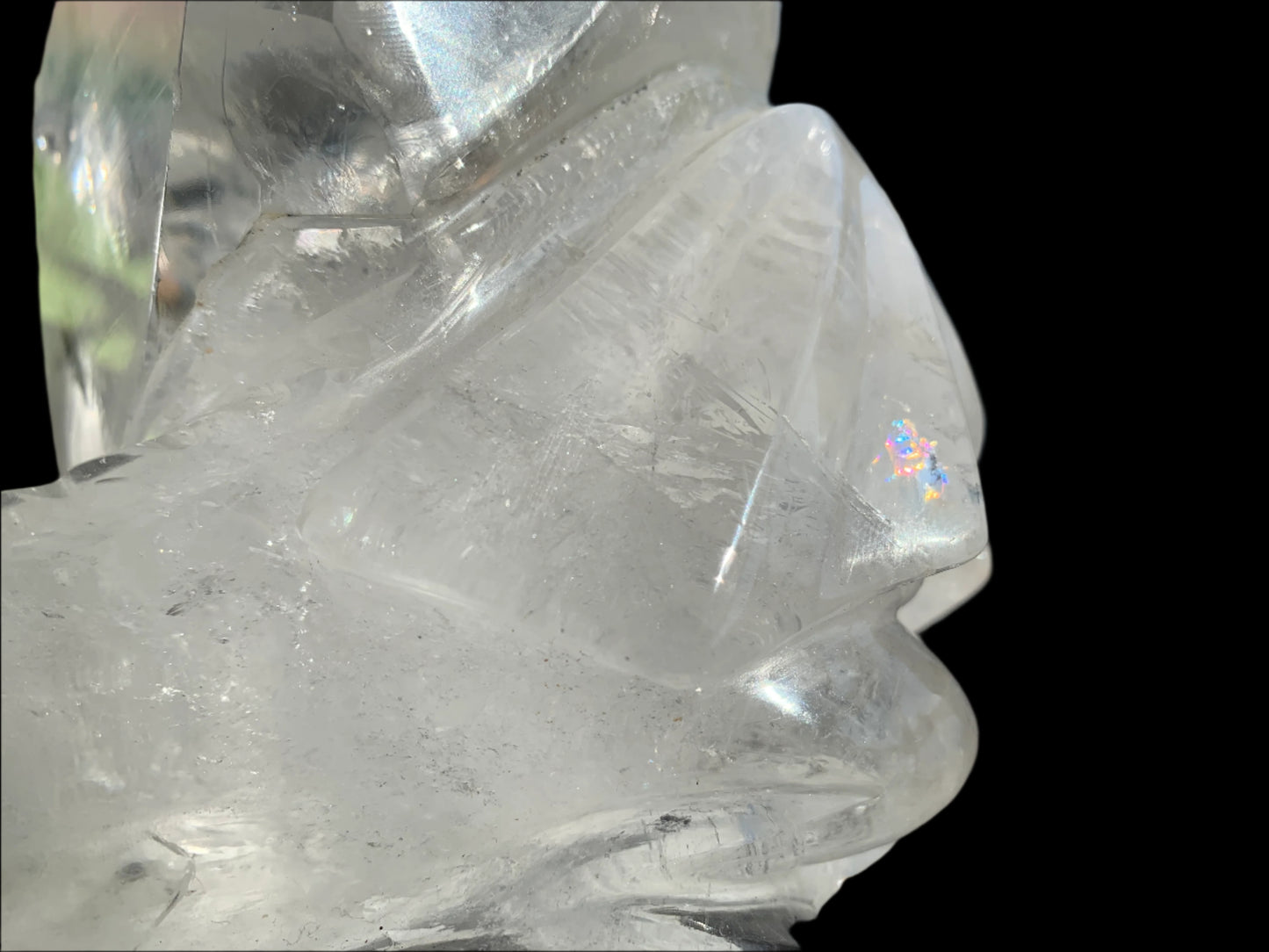 Leandro de Souza Lemurian Sirius Quartz Skull with Dragon