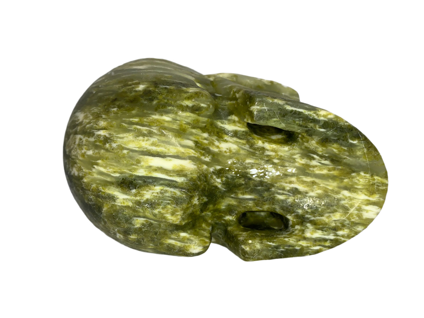 5.3" Serpentine Marble Skull