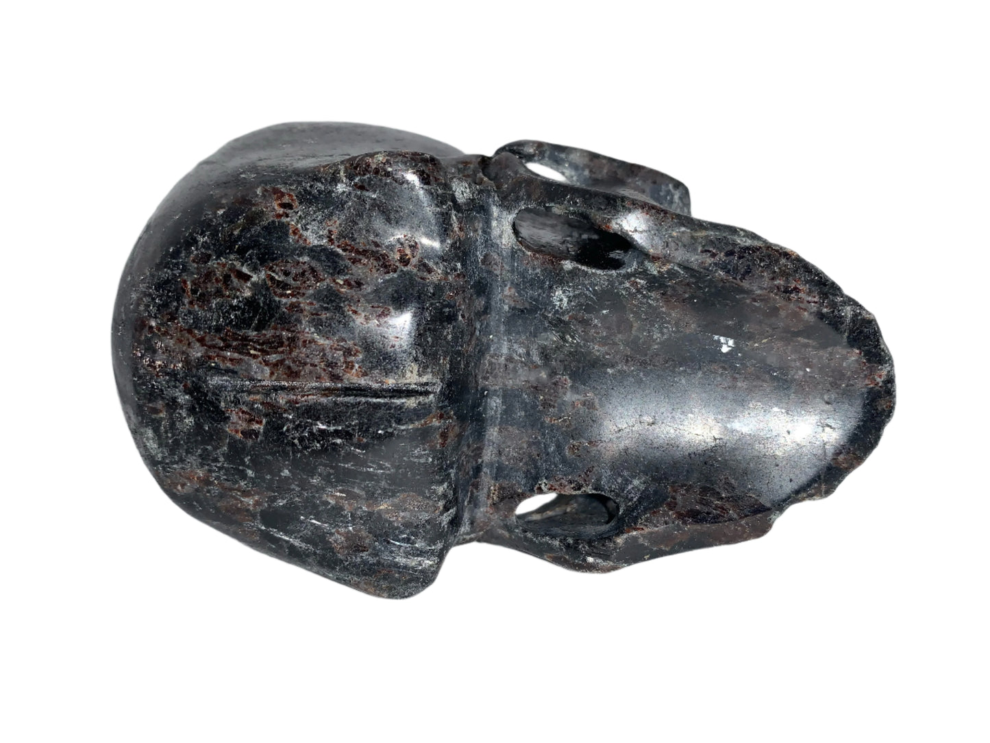 Cráneo de arfvedsonita de 4,7"