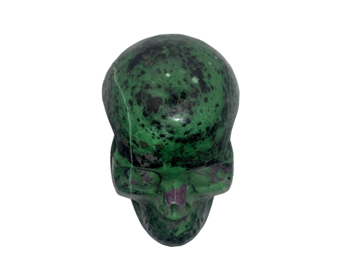 5.3" Ruby Zoisite Skull