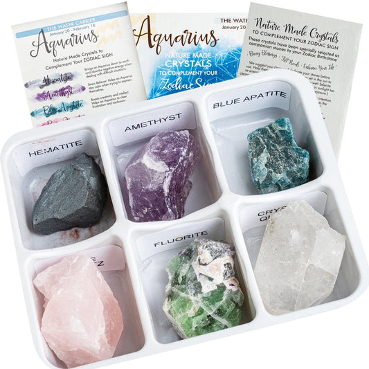 Conjunto de cristales de Acuario
