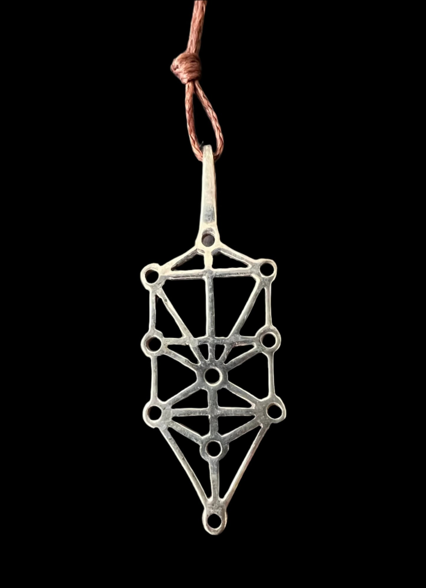 Colgante árbol de la vida dorado de Ka