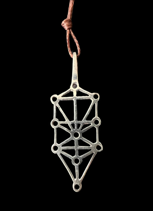 Colgante árbol de la vida dorado de Ka