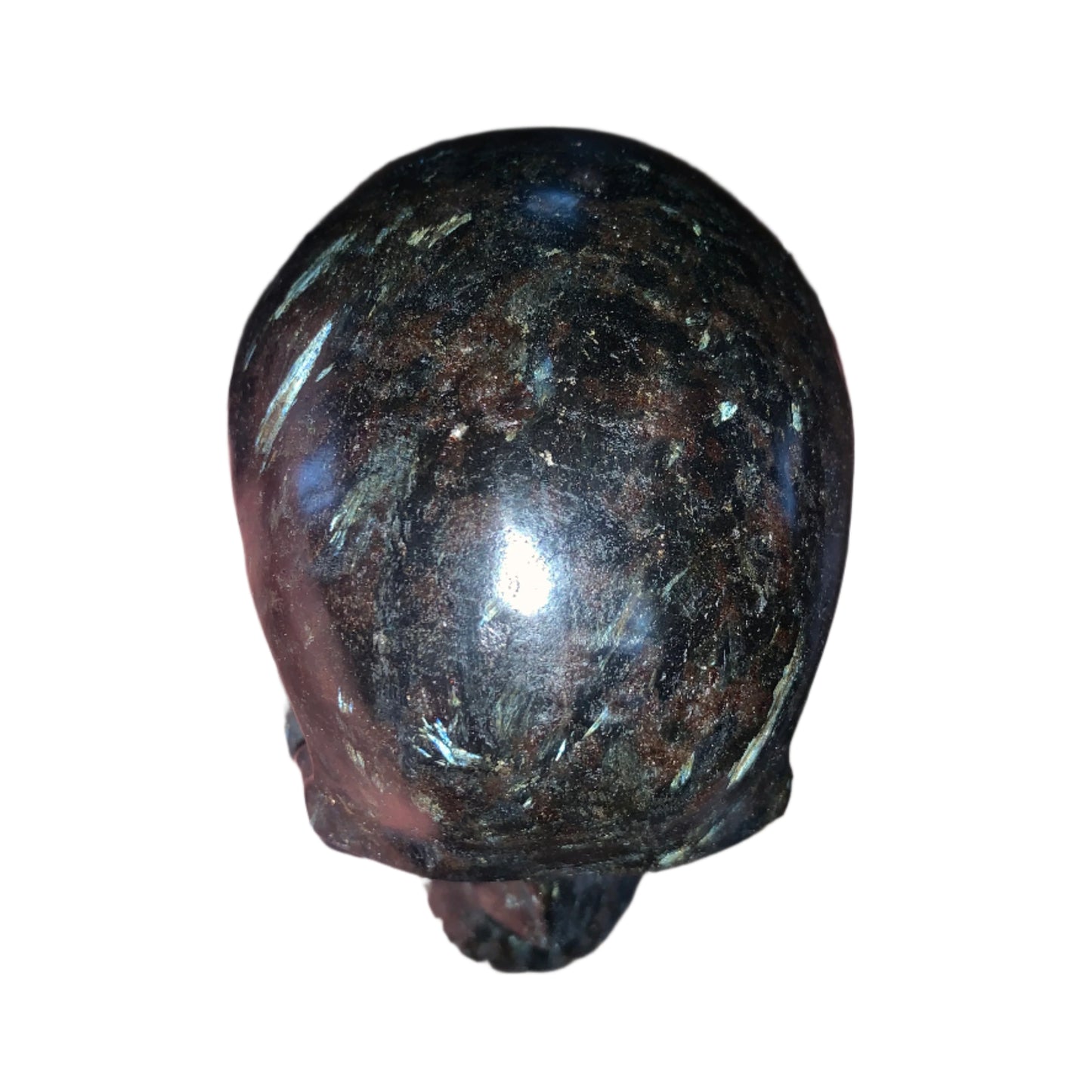 Cráneo de arfvedsonita de 4,3"