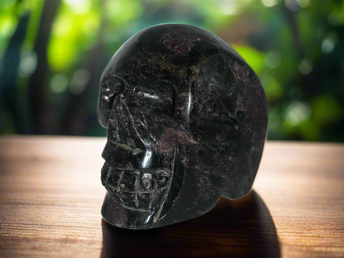 Calavera granate de 5,2"