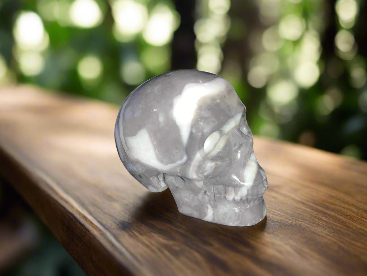 2.1" Thousand Eye Jasper Skull