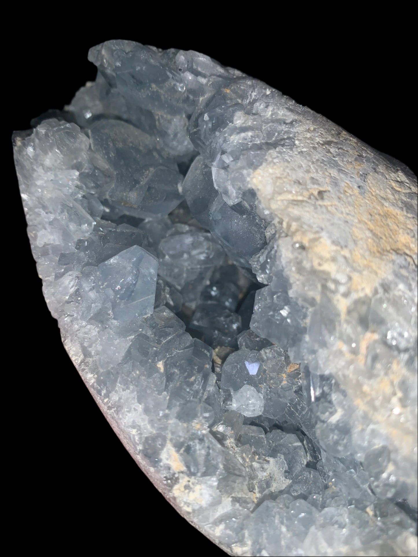 5.3" Celestite Geode Egg