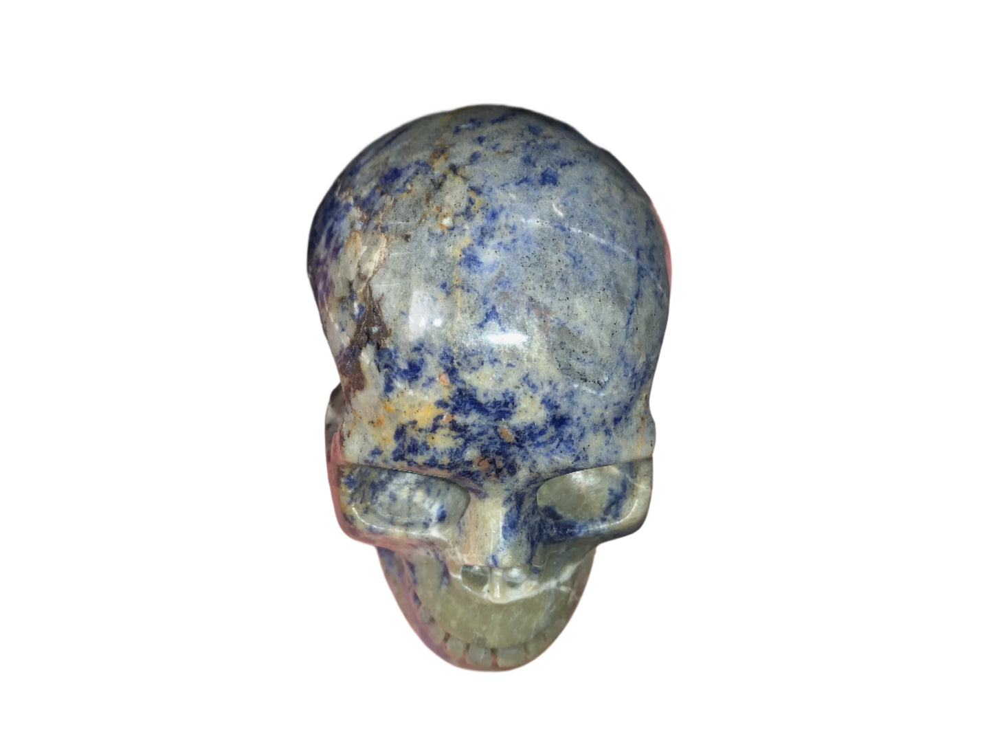 Calavera de sodalita al atardecer de 4,1"