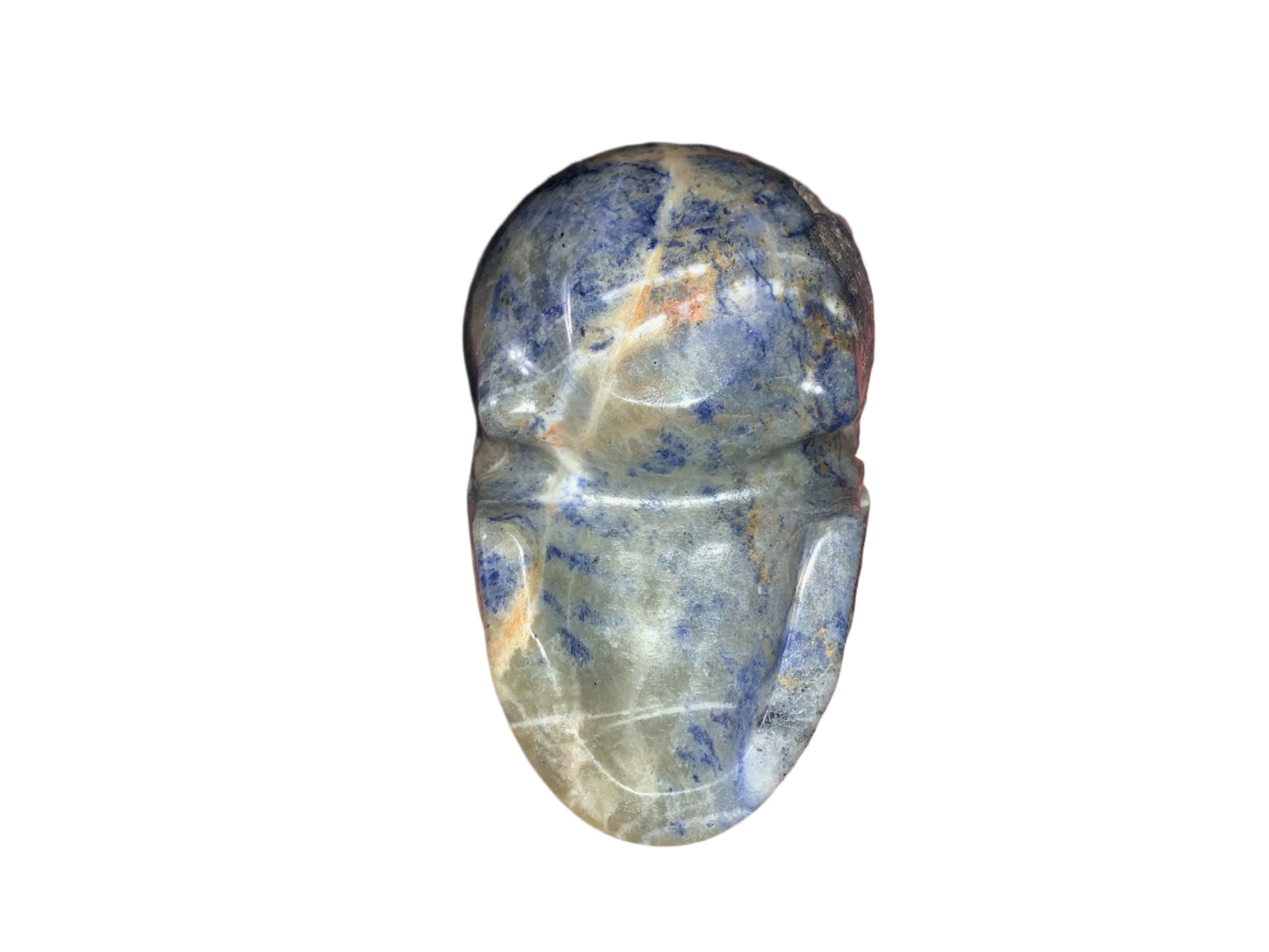 Calavera de sodalita al atardecer de 4,1"