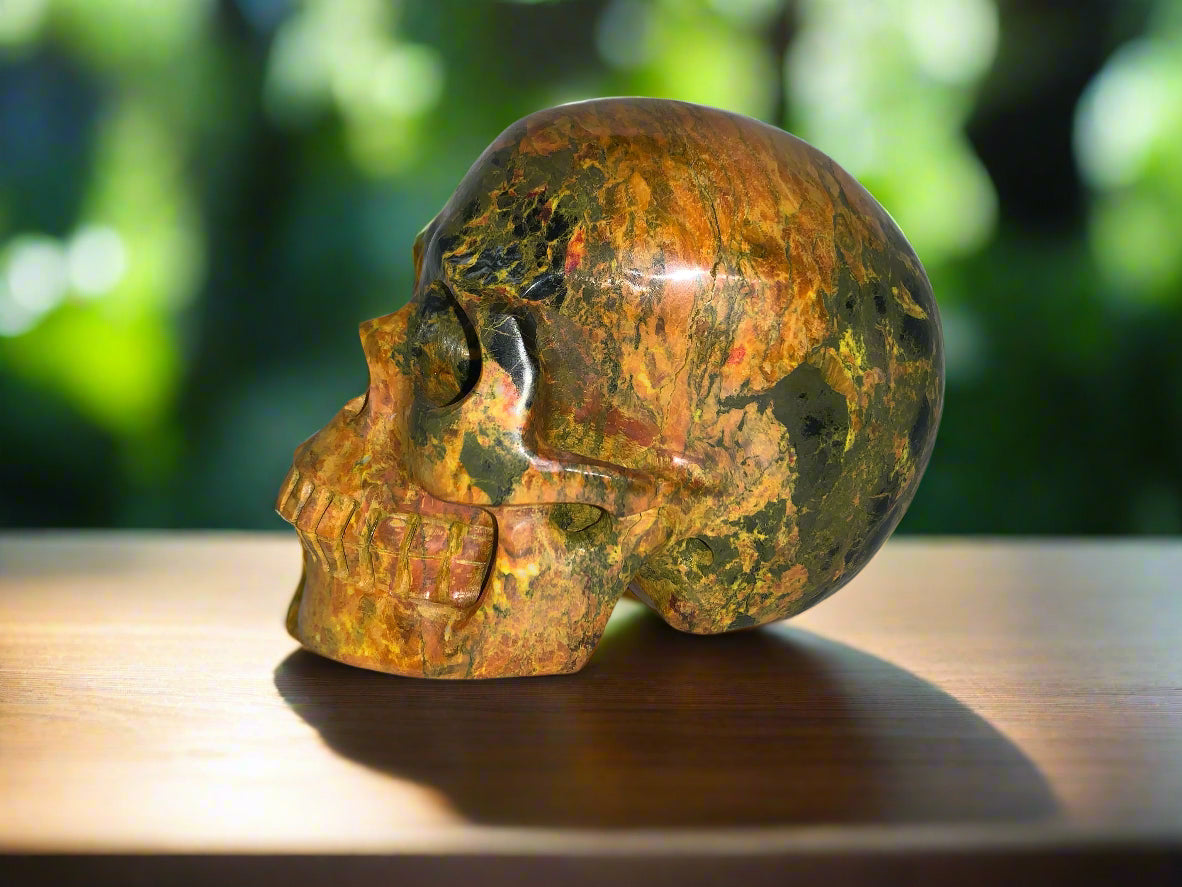 5.2" Realgar Skull
