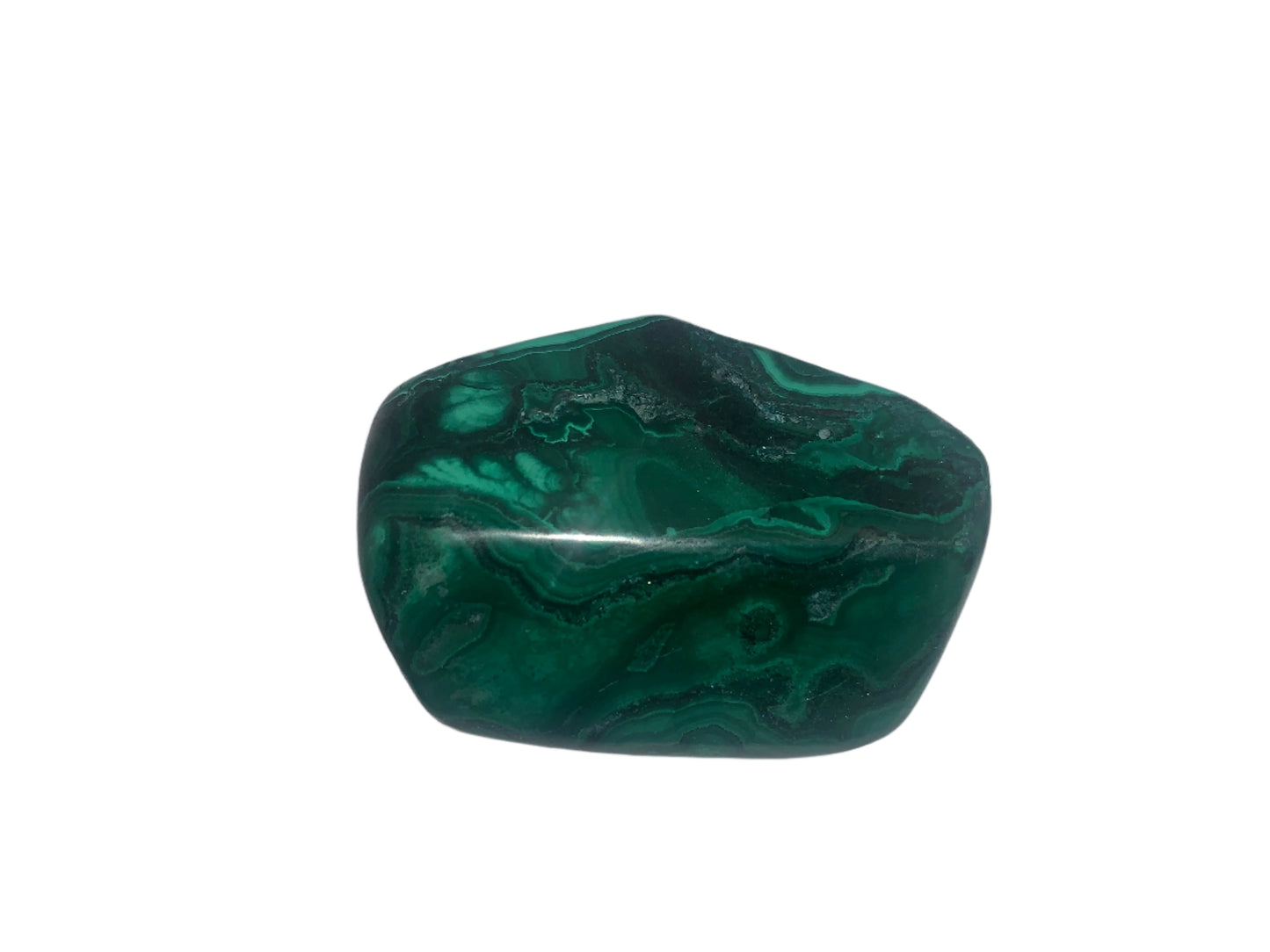 2.3" Malachite Palm Stone