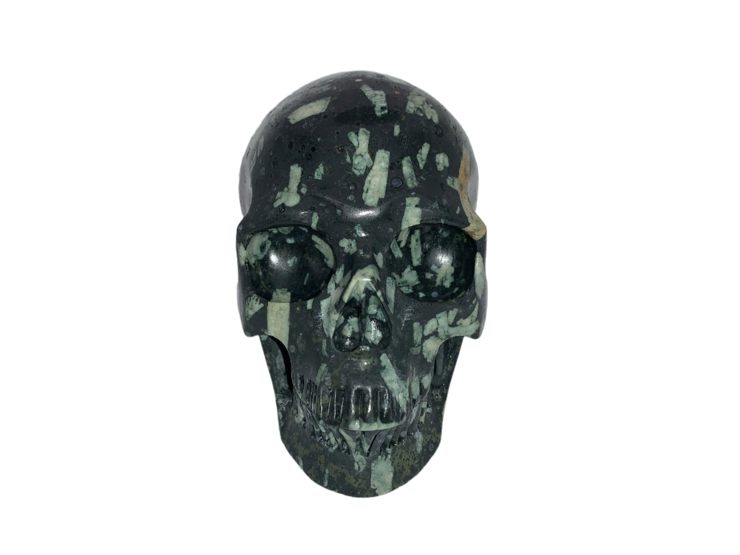 5.3" Chinese Writing Stone Skull