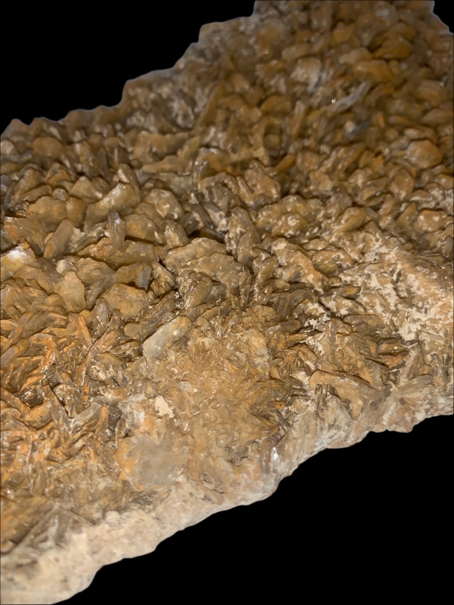 Large Orange & Brown Barite Plate