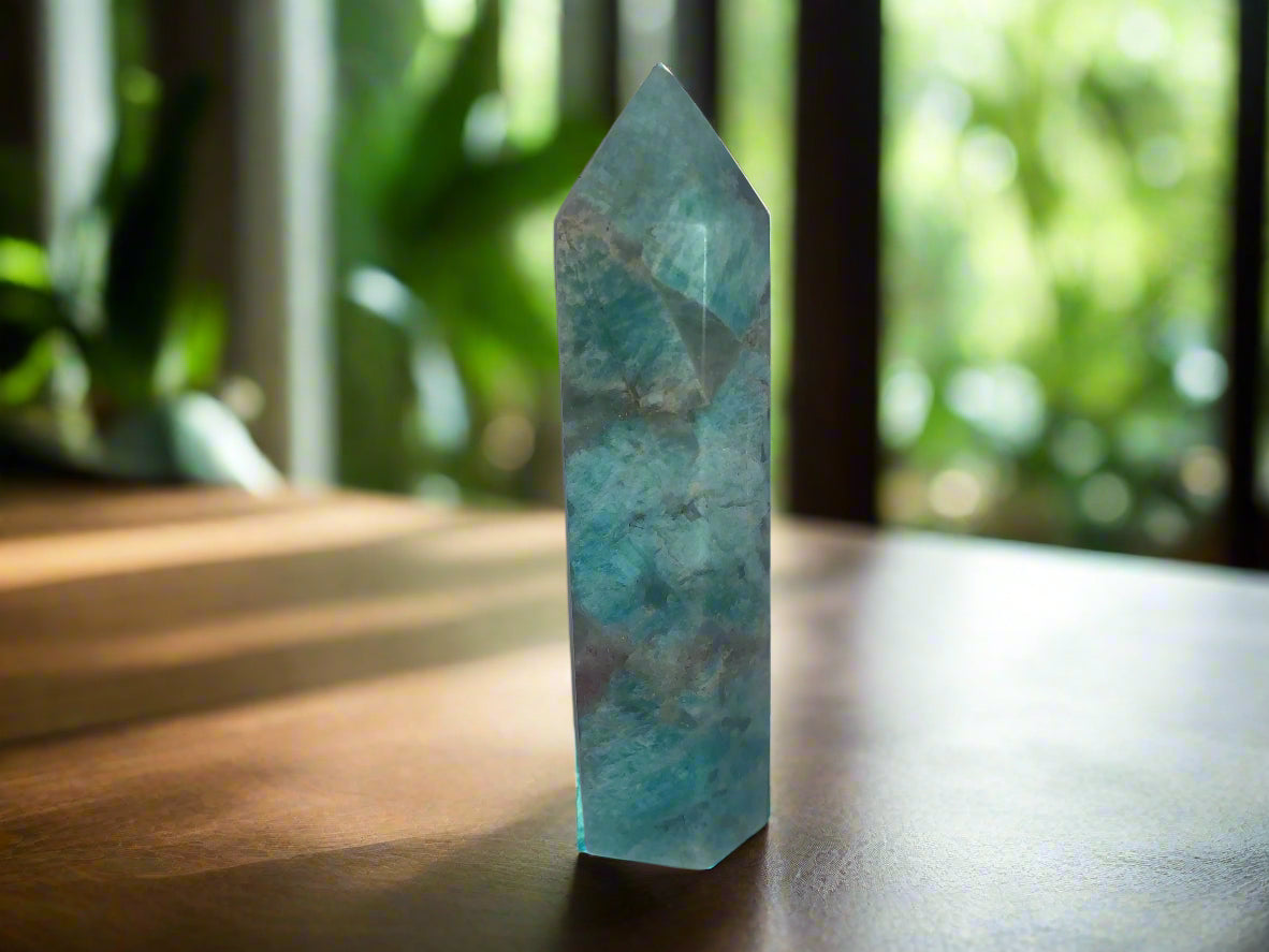 3.2" Amazonite Tower