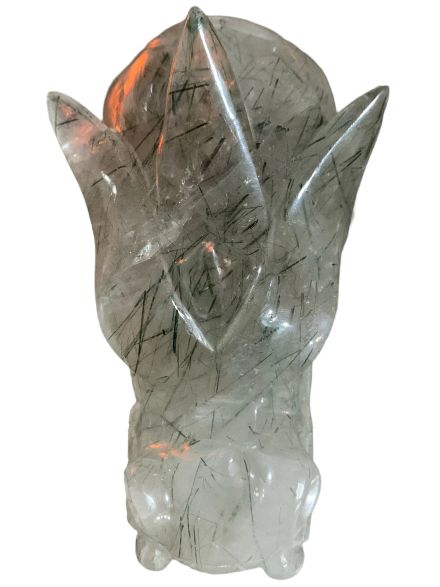 Talla de calavera de doble cara de Leandro Earth Healer Phoenix
