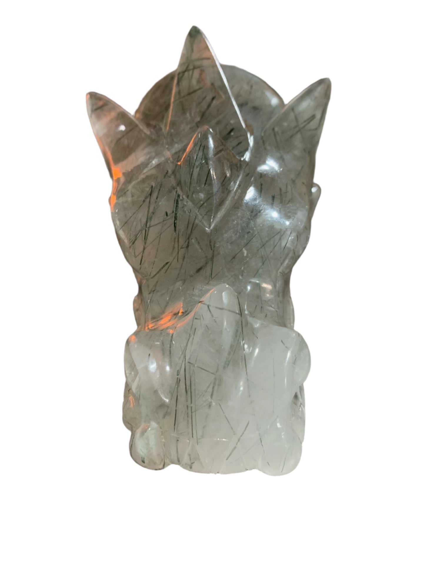Talla de calavera de doble cara de Leandro Earth Healer Phoenix
