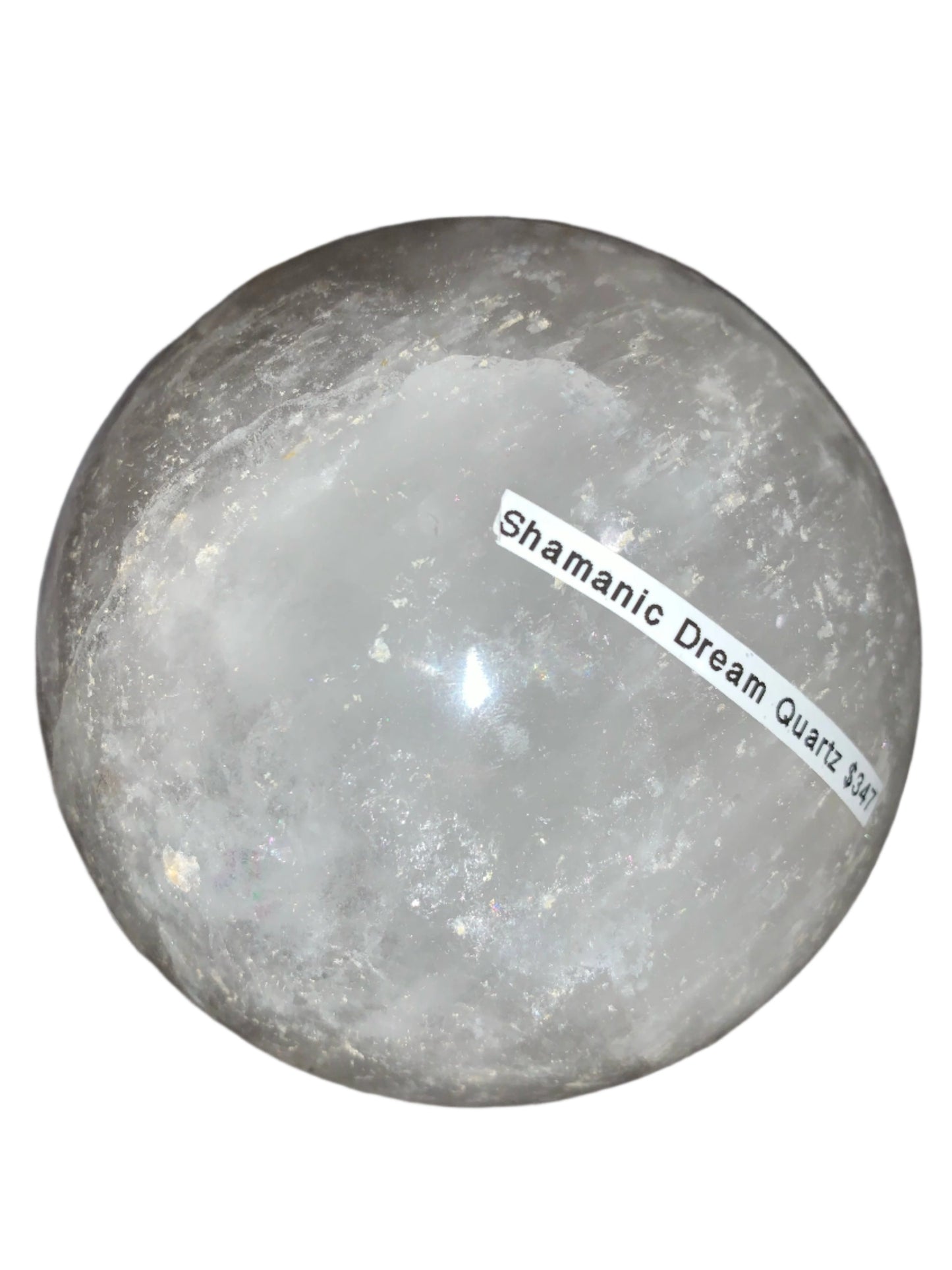 Esfera de cuarzo de sueño chamánico (lodolita)