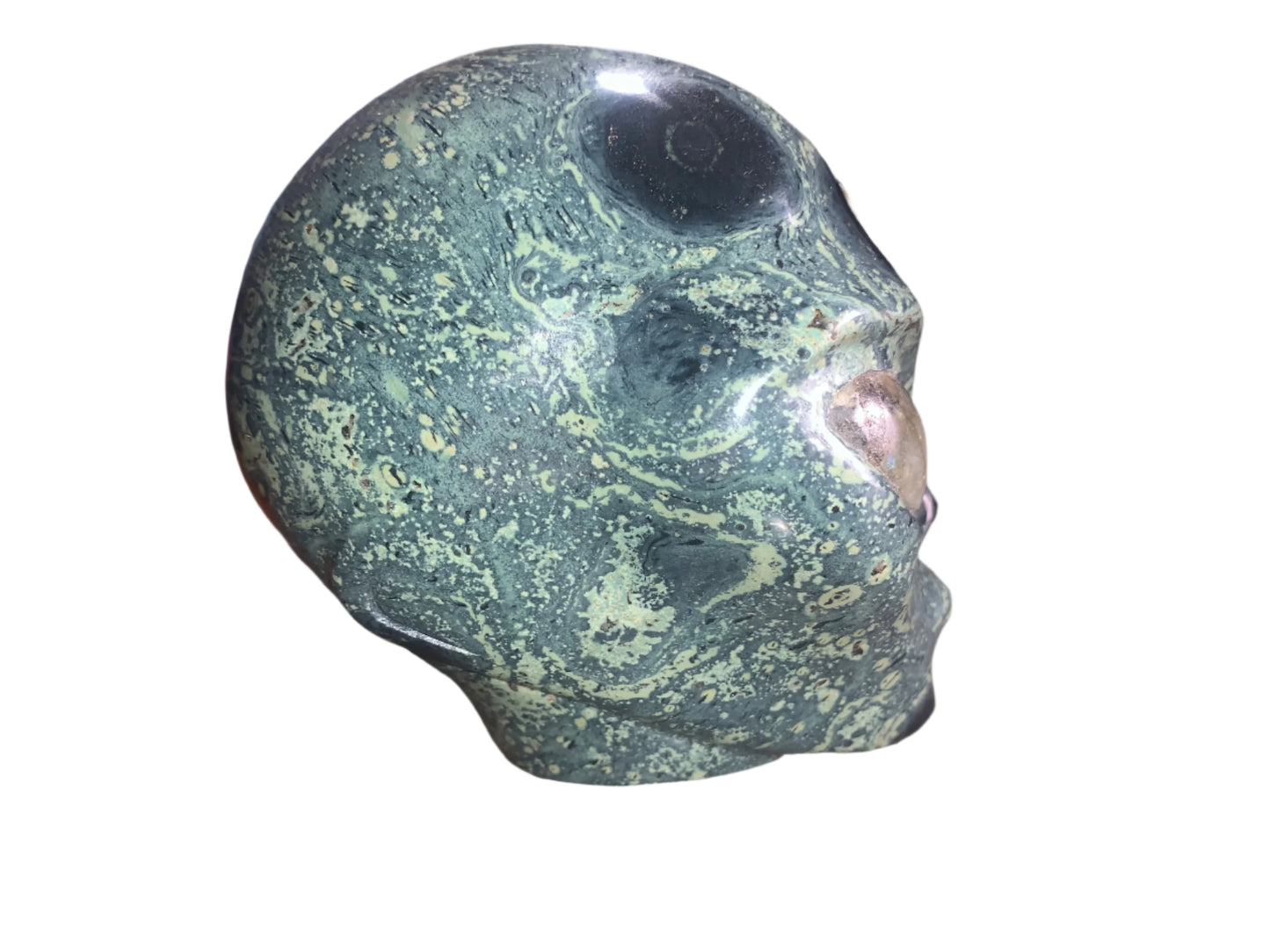 Ser estrella Kambaba Jasper de 5" con ojos de labradorita