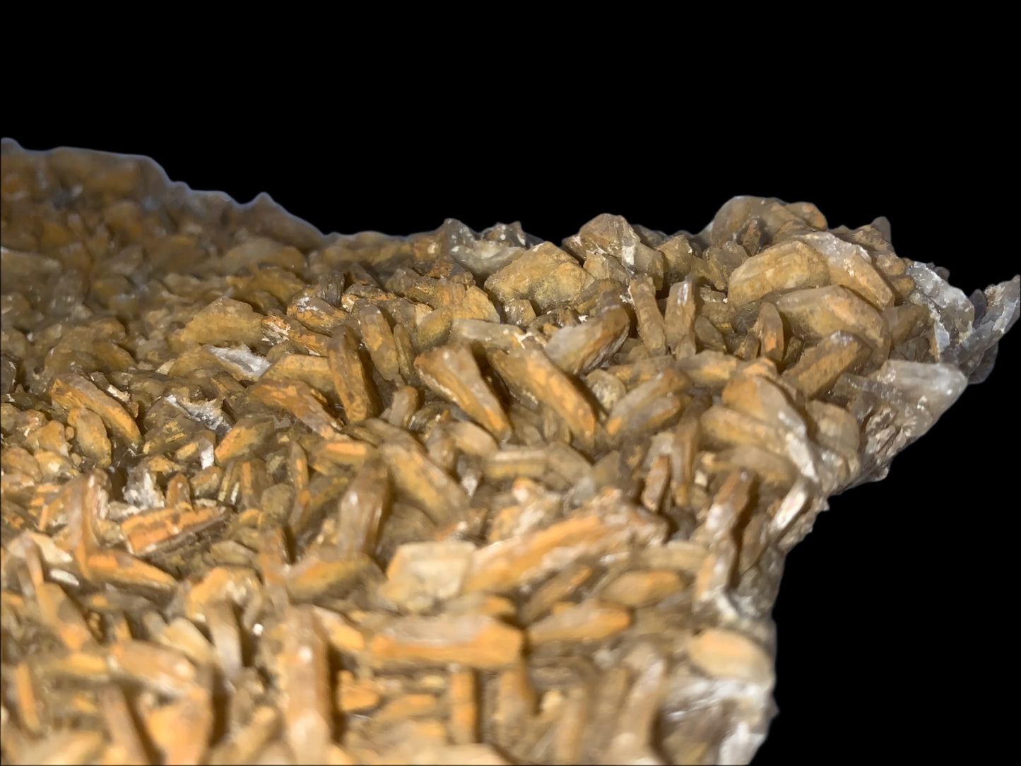Large Orange & Brown Barite Plate