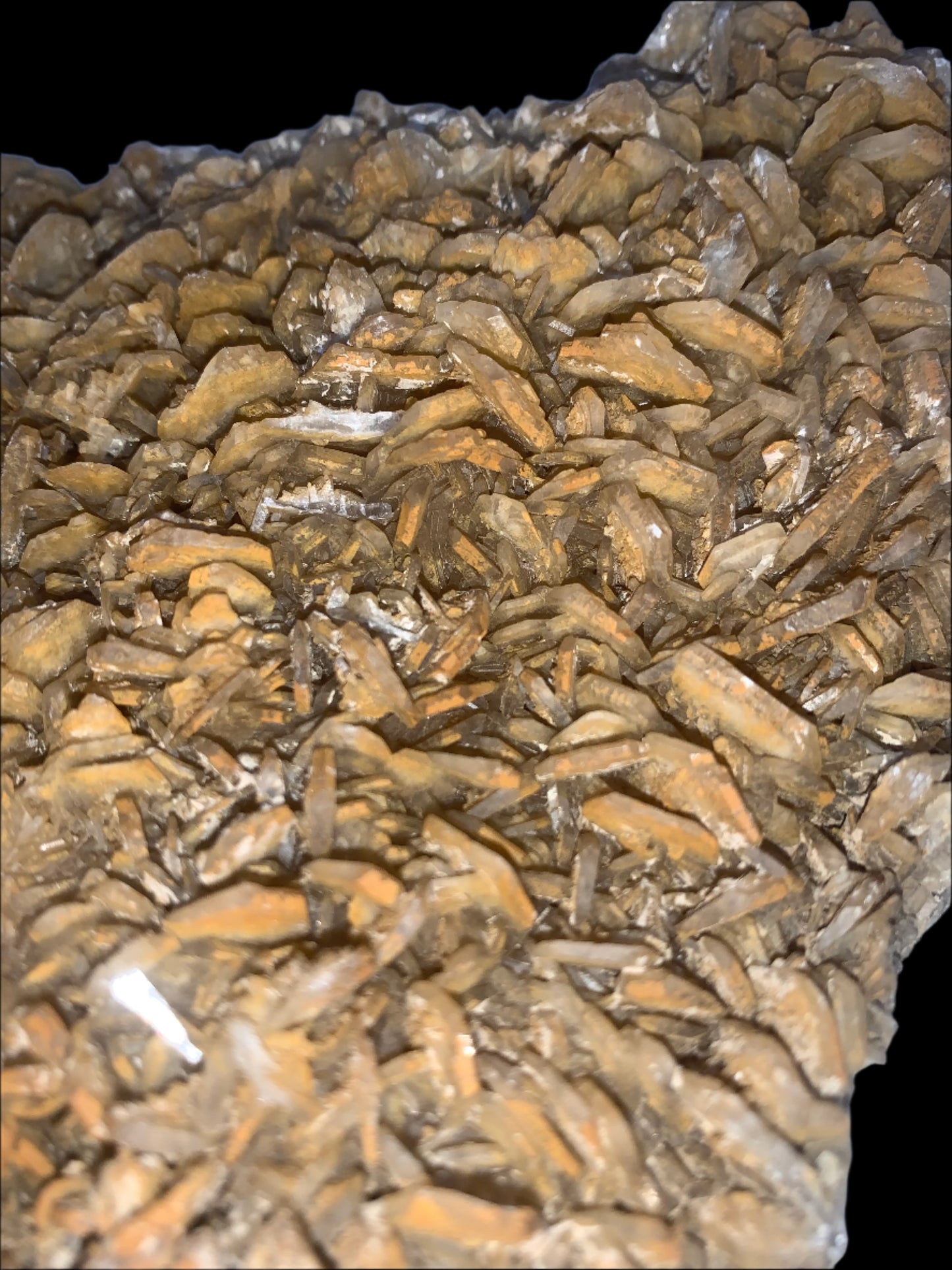 Large Orange & Brown Barite Plate
