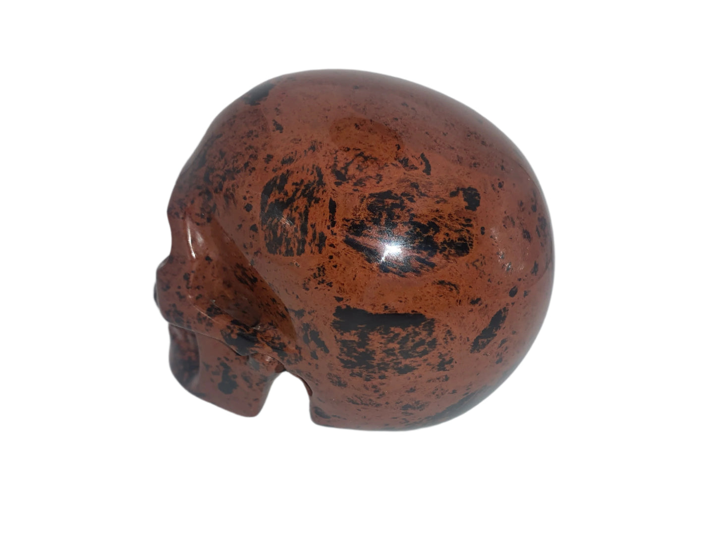 5.3" Mahogany Obsidian Skull