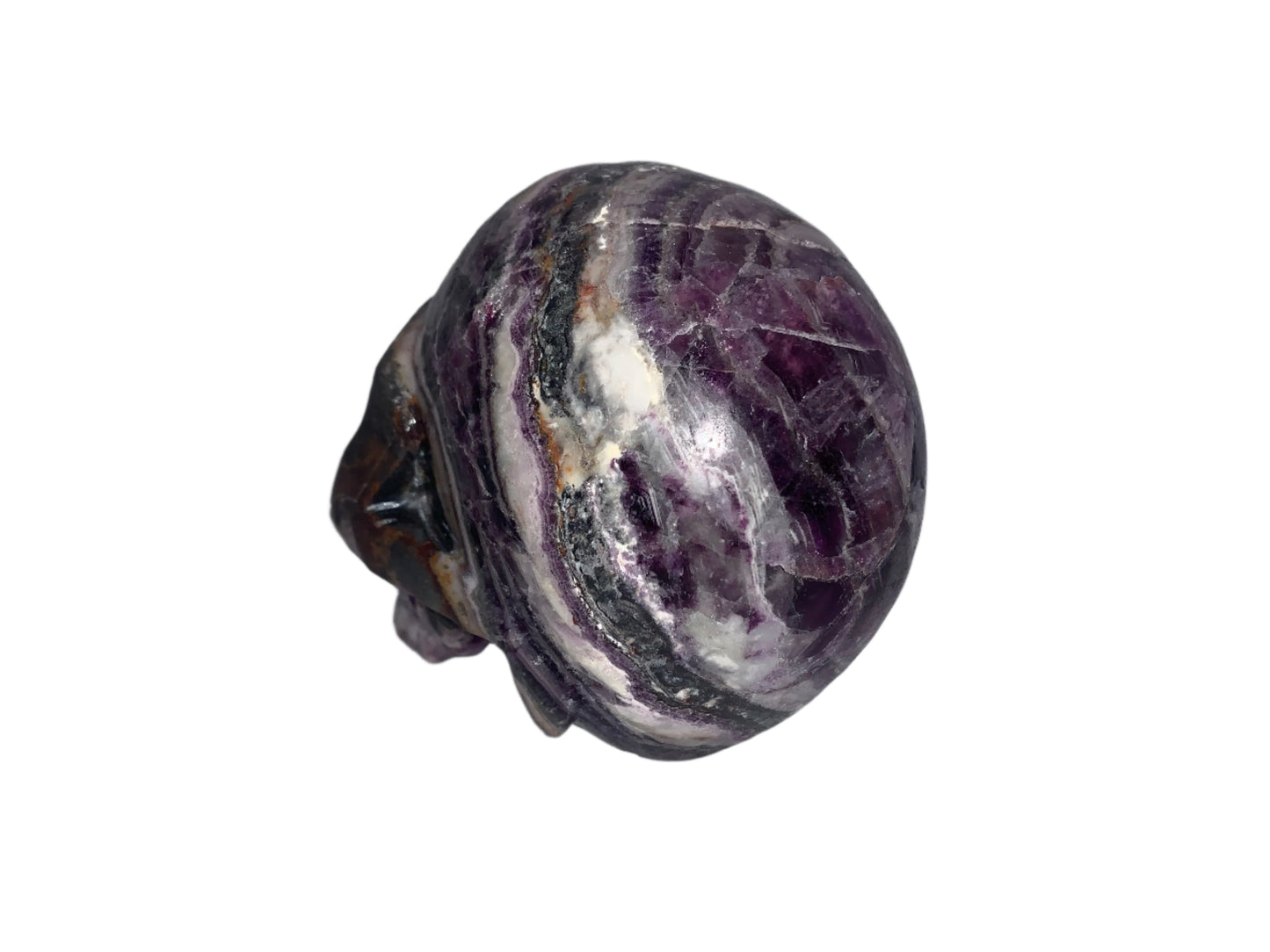 4.3" Purple Fluorite Skull