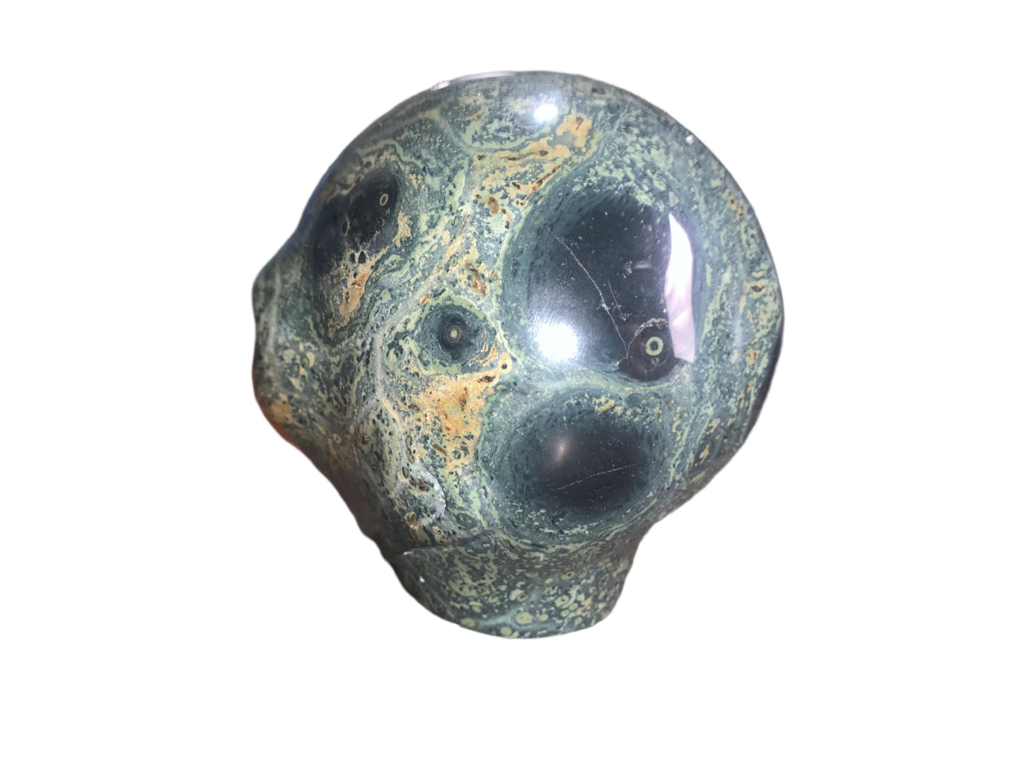 Ser estrella Kambaba Jasper de 5" con ojos de labradorita