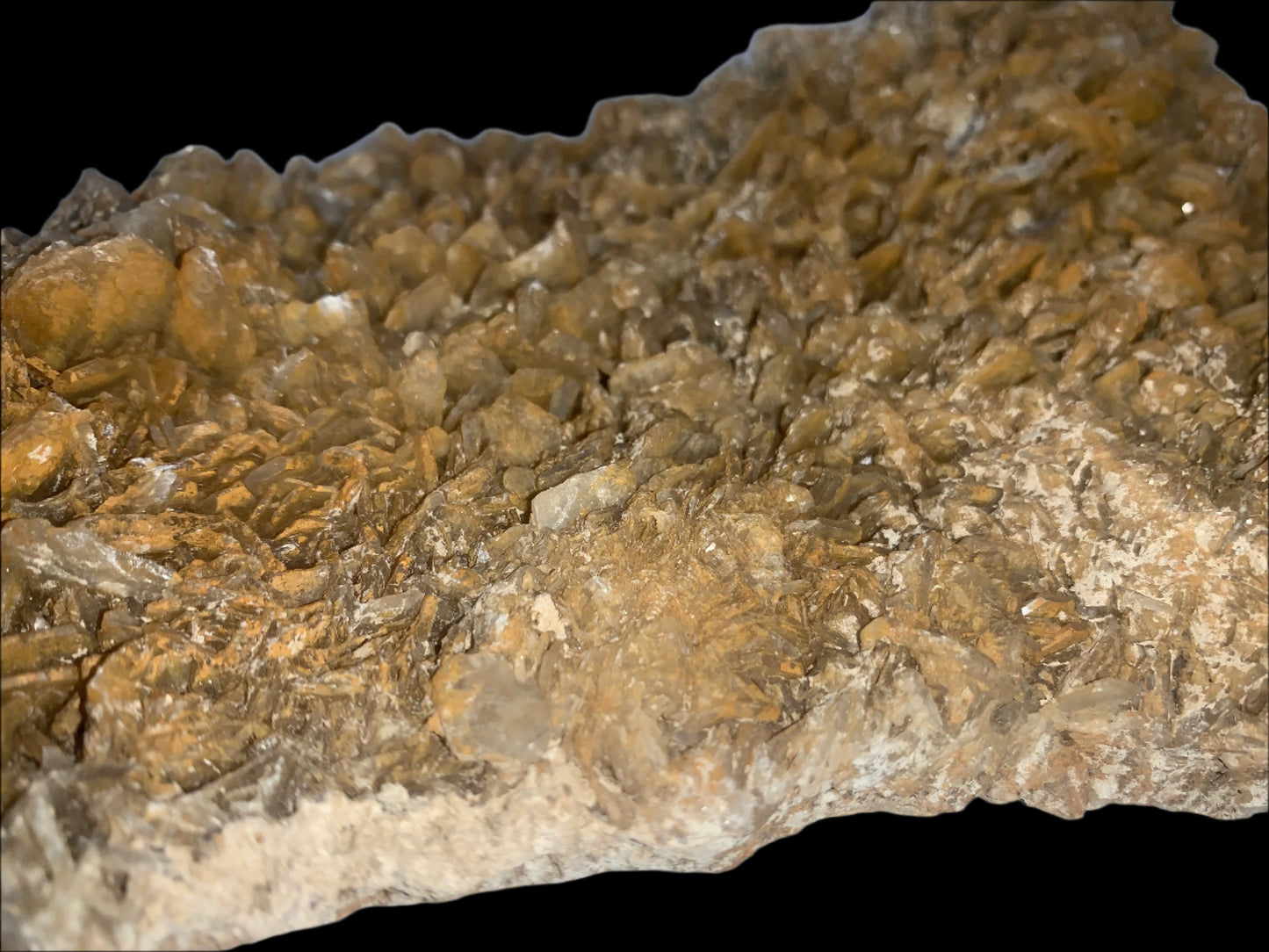Large Orange & Brown Barite Plate