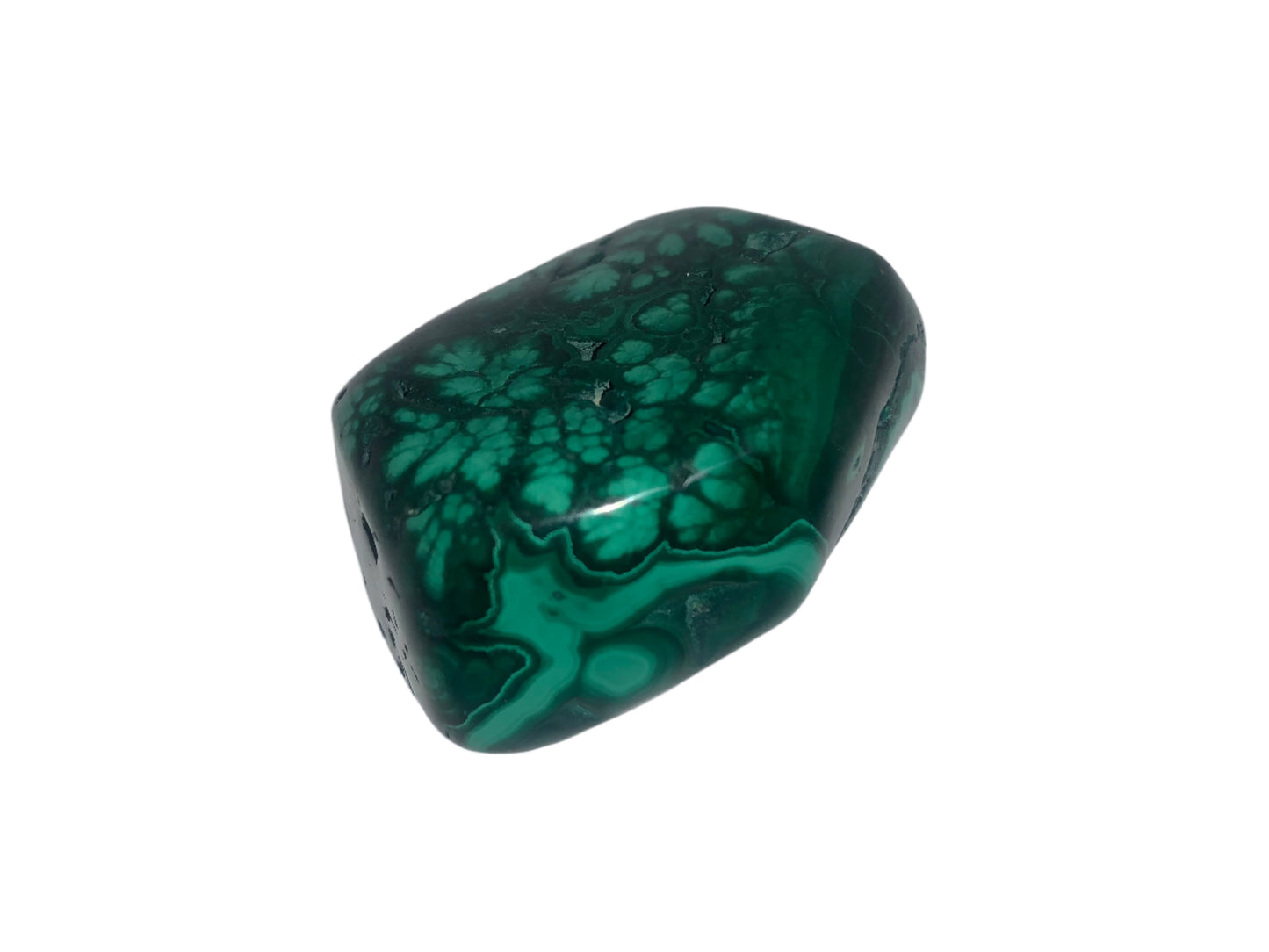 2.3" Malachite Palm Stone