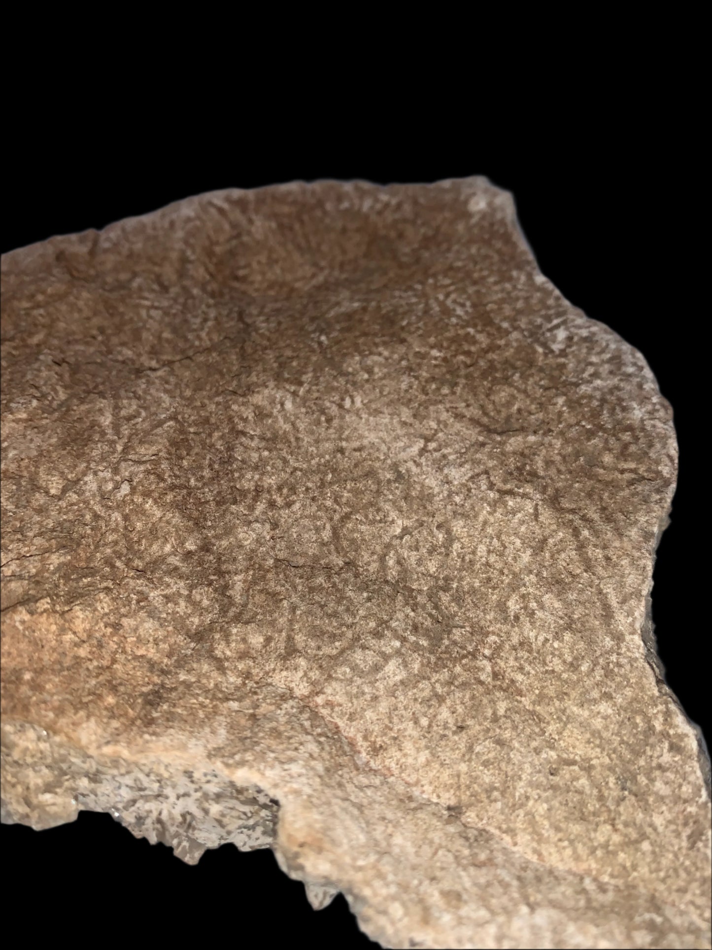 Large Orange & Brown Barite Plate