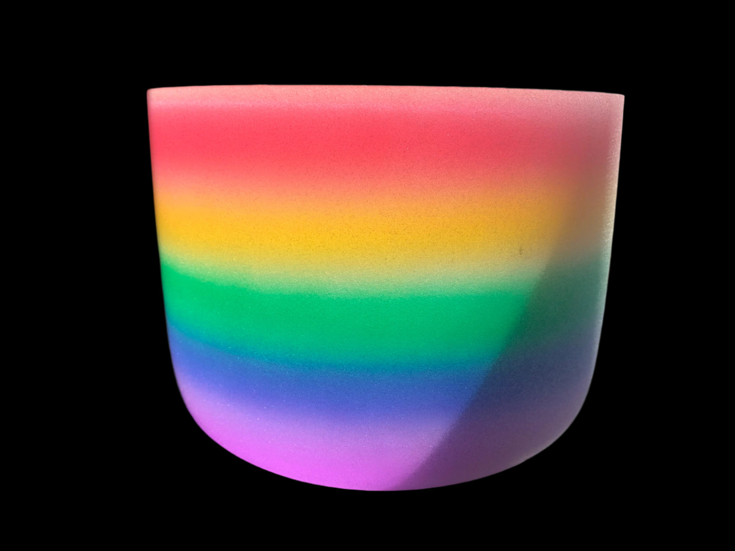 Rainbow Quartz Heaven & Earth Singing Bowl Perfect Pitch 528hz Top C