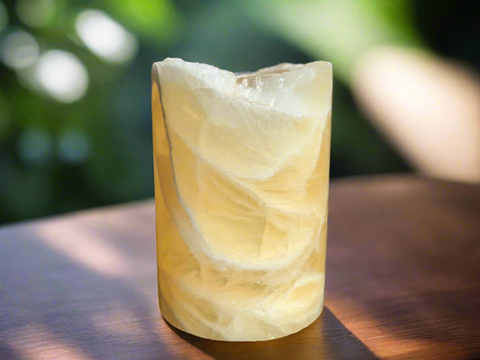 3.2" Freeform Honeycomb Calcite