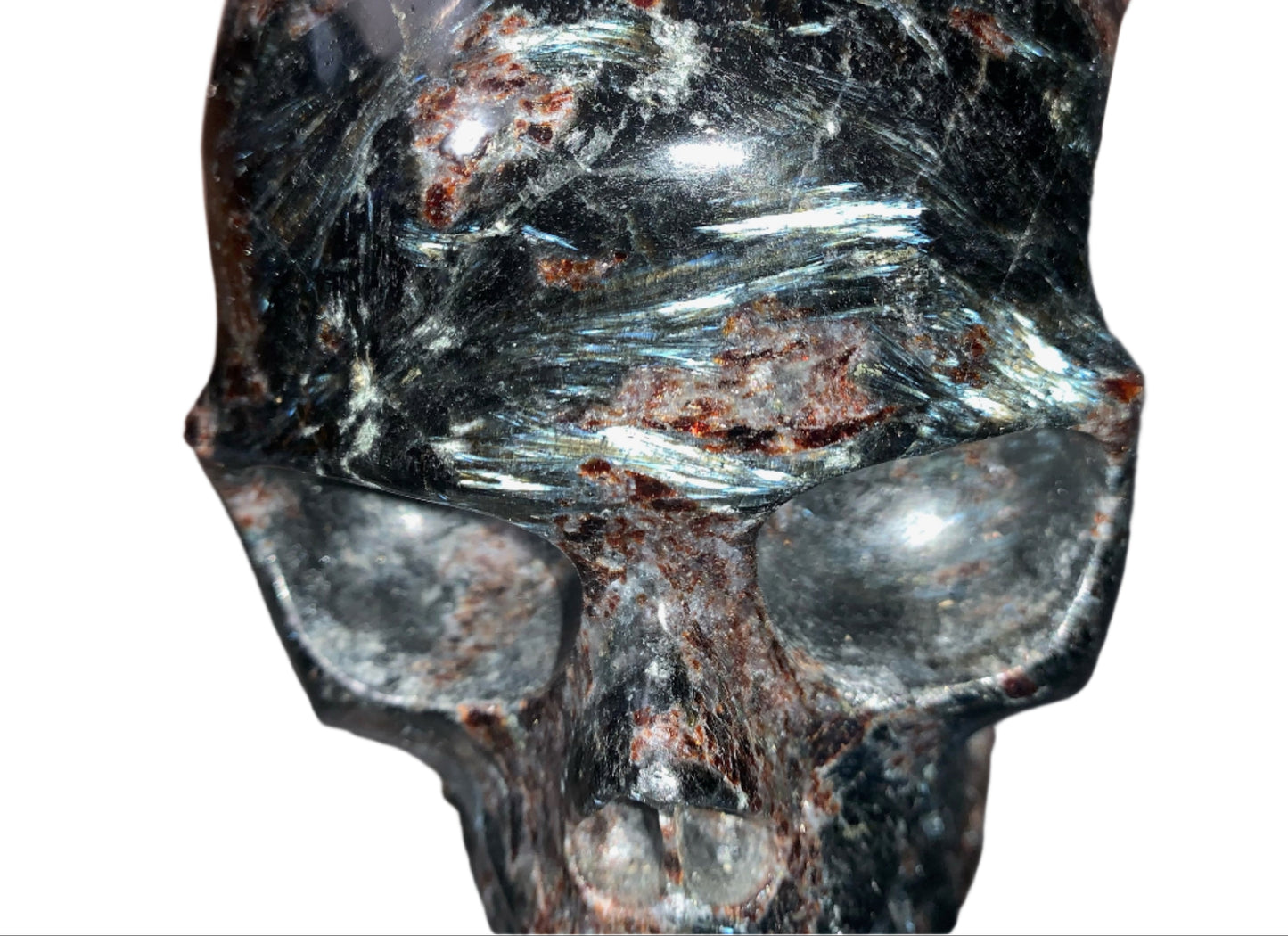 5.4" Arfvedsonite Skull