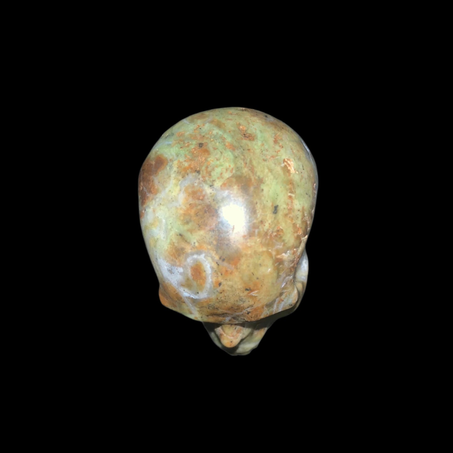 2.2" Green Opal Skull