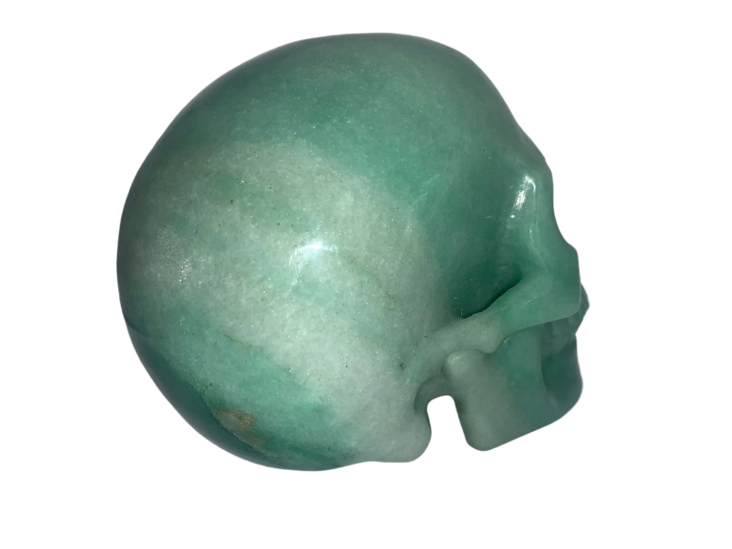 5.3" Green Aventurine Skull