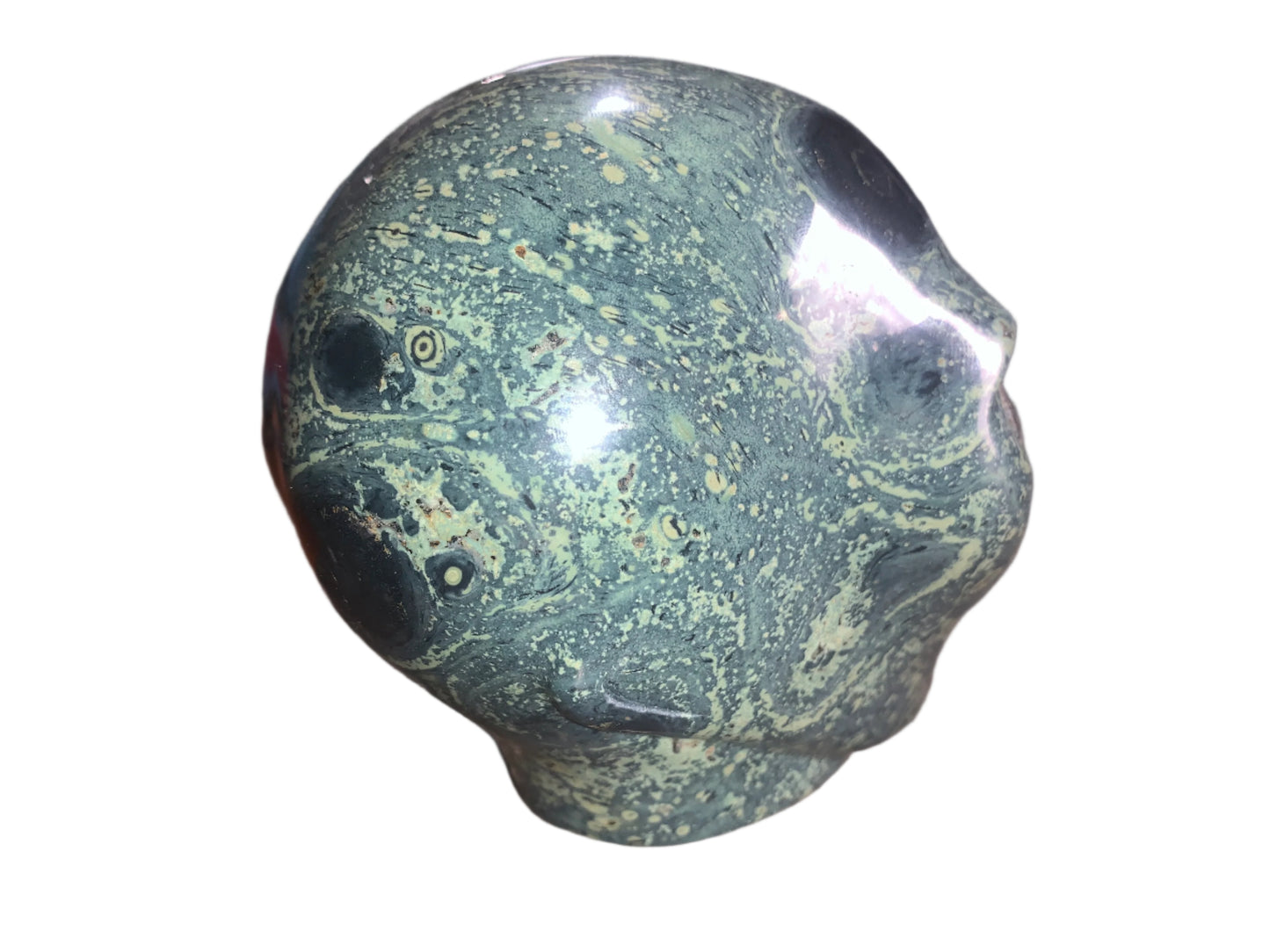 Ser estrella Kambaba Jasper de 5" con ojos de labradorita