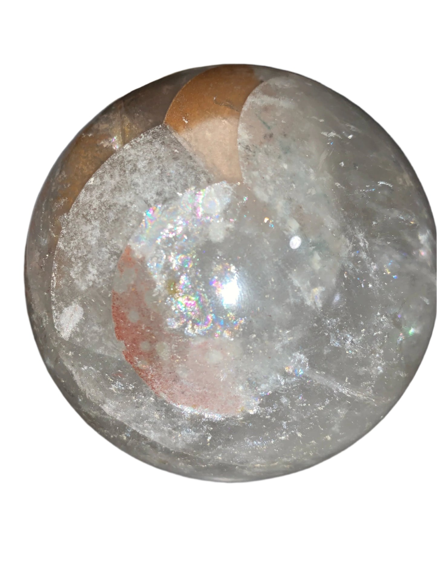 Esfera de cuarzo de sueño chamánico (lodolita)