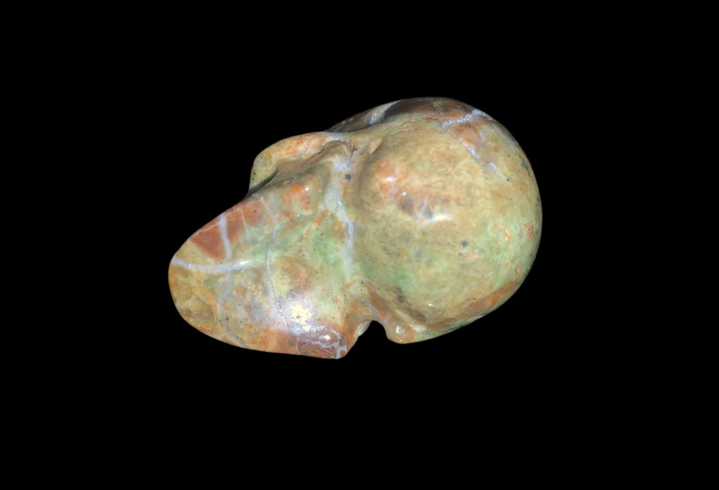2.2" Green Opal Skull