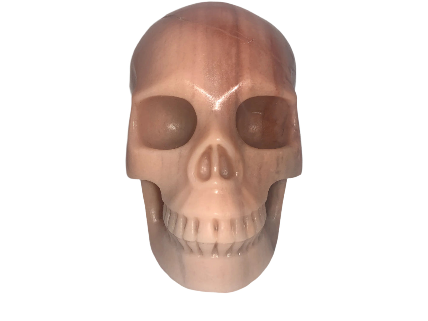 5.2" Pink Aventurine Skull