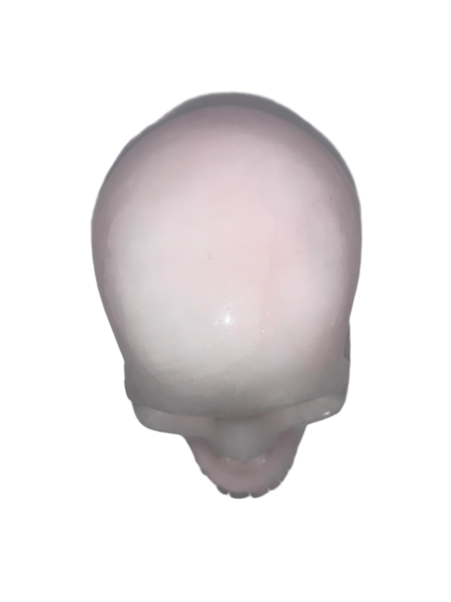 5.3" Rare Pink Aragonite Skull
