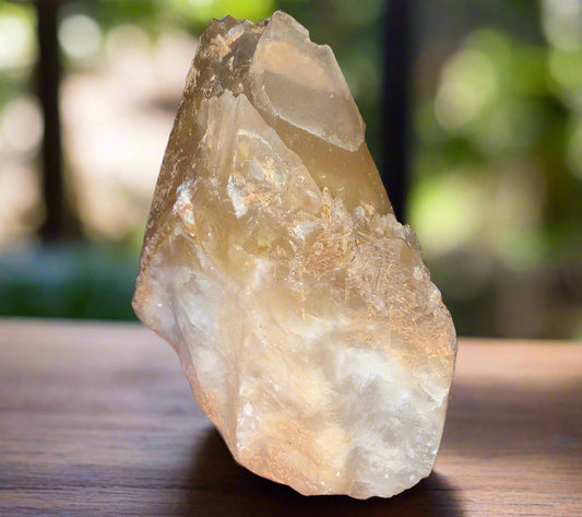 5.8" Time Keeper Dog Tooth Laser Wand Calcite